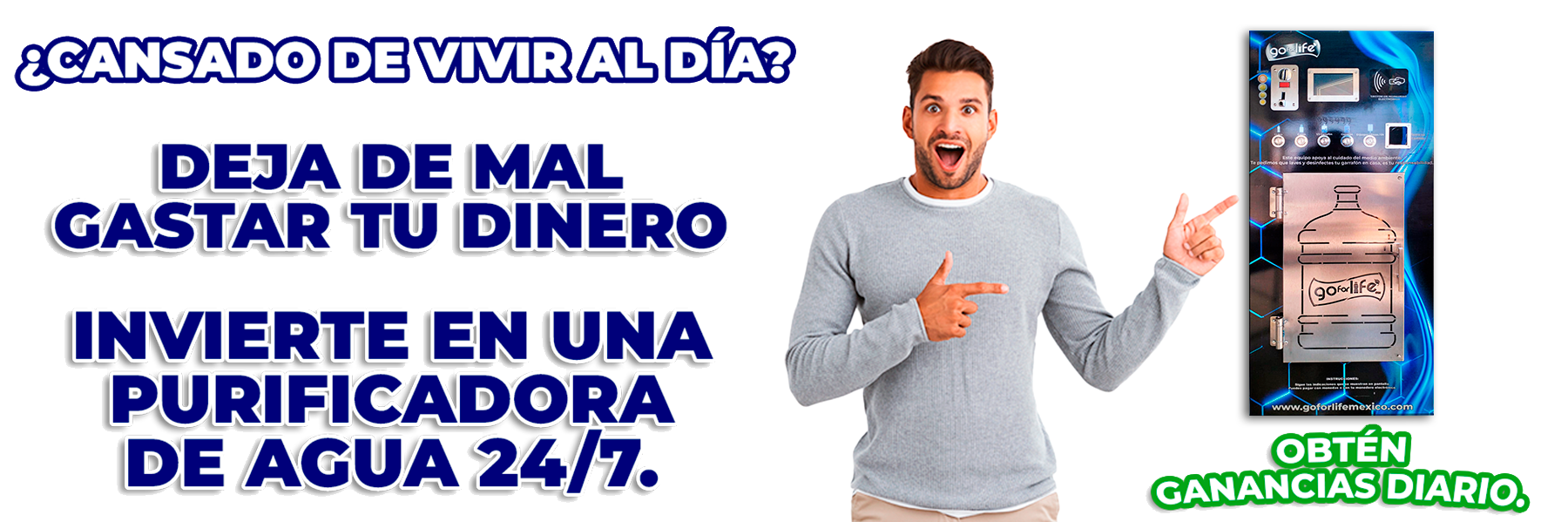 Purificadoras de agua con ventana automaticas